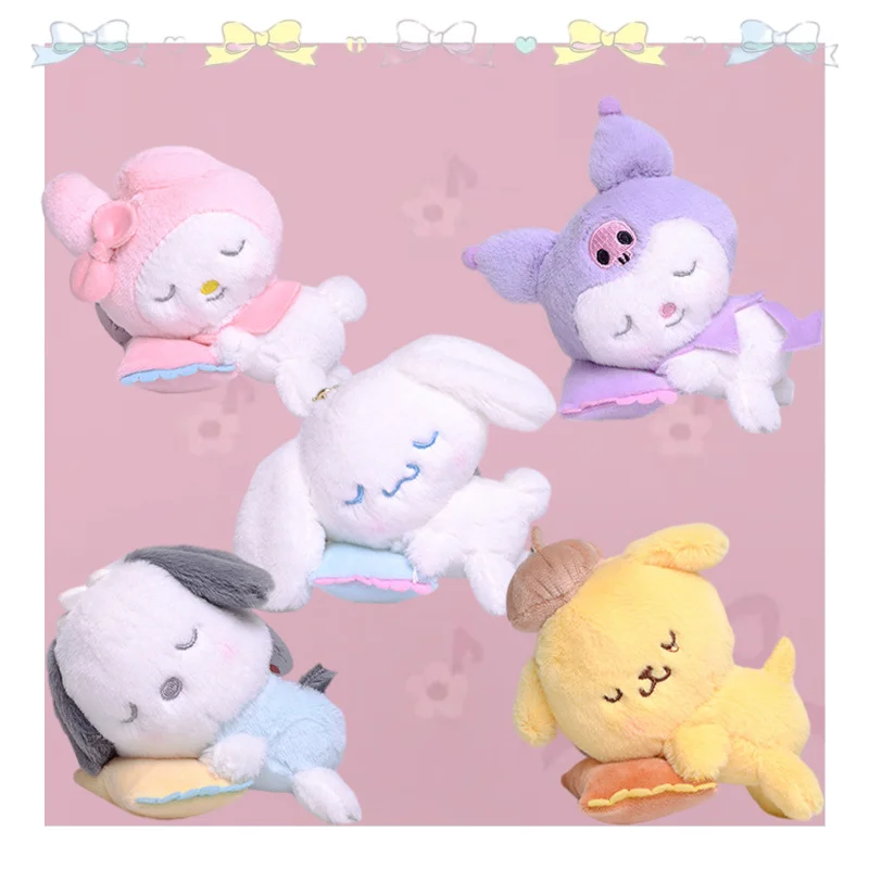 Милая мультяшная Подвеска для спящего положения аниме My Melody Cinnamoroll Kuromi KT Cat Purin Dog