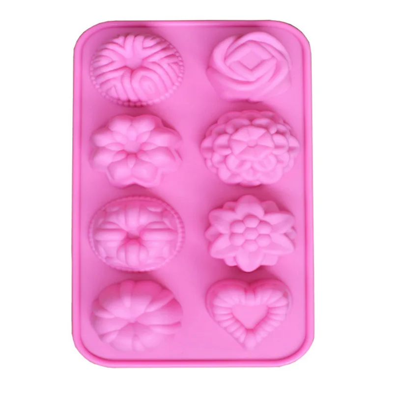 Силиконовая форма для кексов цветов выпечки инструменты украшения тортов