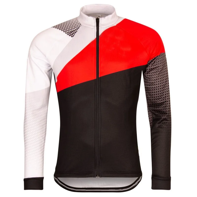 

2 Colors Mens Pro Cycling Jersey MTB Bicycle Clothing Jackets Road-Bike Jersey Long-Sleeve Sportswear Top 2021