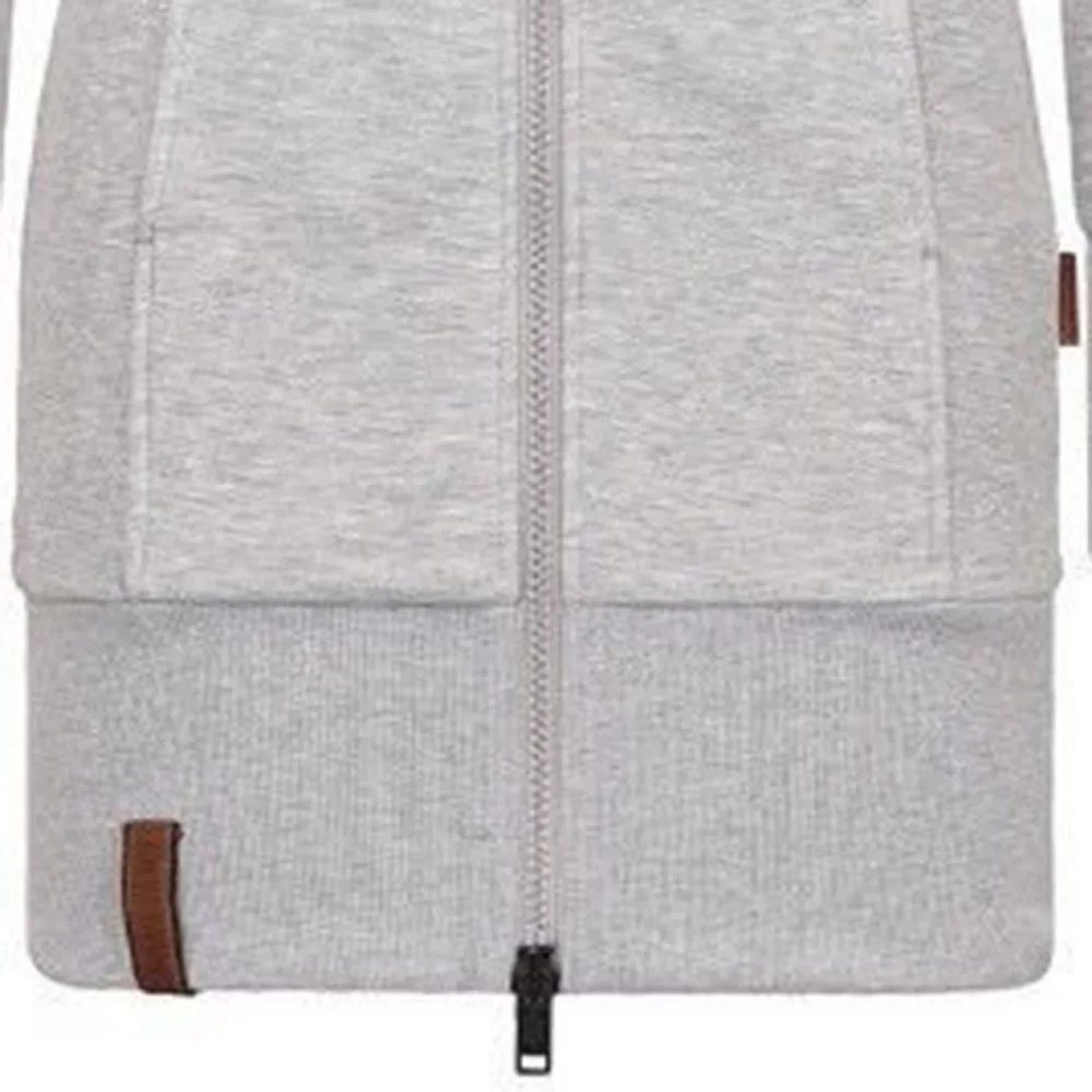 

Women Winter Harajuku Hoody Sweatshirt Coat Autumn Long Black Slim Lace Up Zipper Casual Thick Sweatshirts Outwear Plus Size 4XL