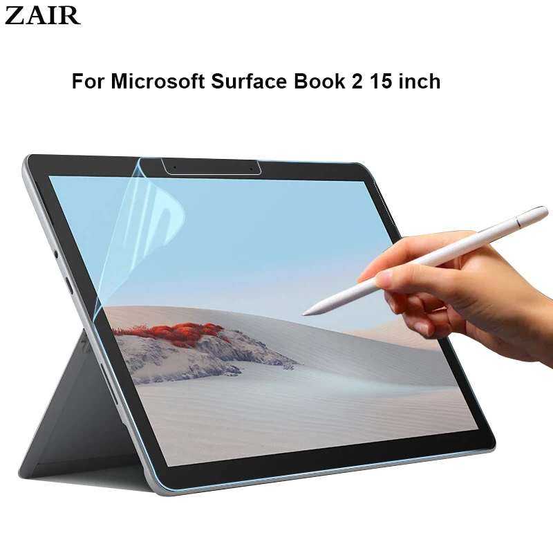 

Бумажная текстурированная Защитная пленка для сенсорного экрана для Microsoft Surface Book 2, 15 дюймов, антиотражающая ПЭТ-пленка для Surface Book2 15,0 дюйма