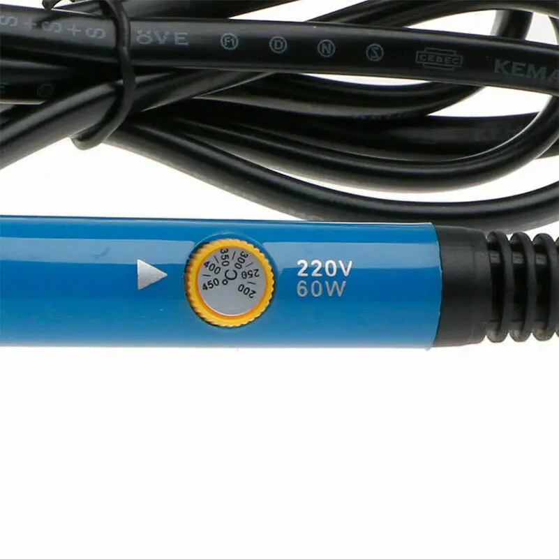 

Electric soldering iron gun with adjustable temperature 60W welding tool 110V 220V soldering kit EU/UK/US Plug