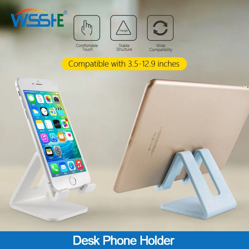 Настольная подставка для телефона треугольная универсальная пластиковая |