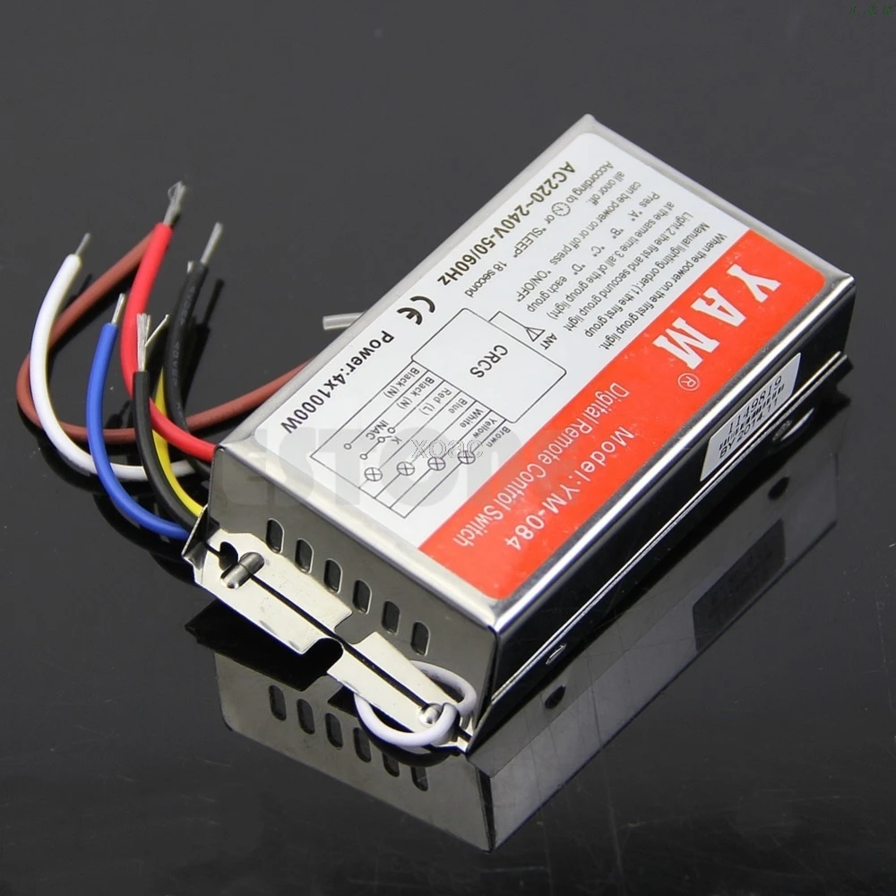 4-ходовой пульт дистанционного управления вкл./выкл. 220 В перем. Тока цифровой