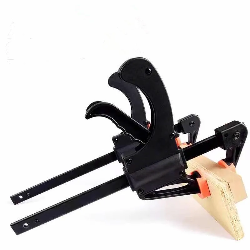 5-10Pcs 6 Inch Wood Working F Clamp Clip Quick Ratchet Clip Heavy Duty Woodworking Bar Clamps Kit DIY Carpentry Hand Tool Gadget