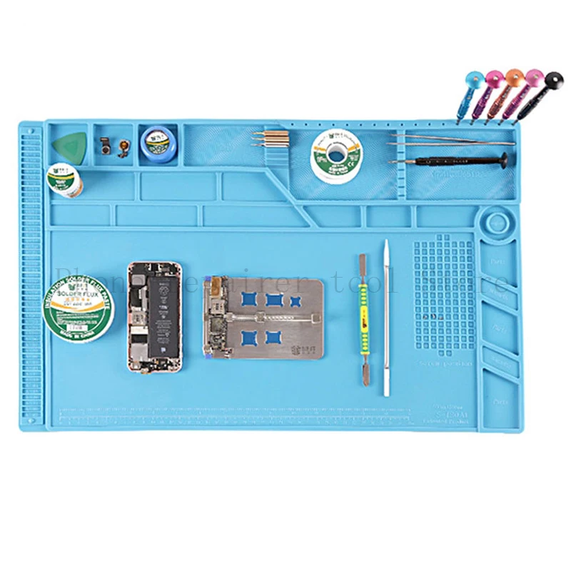 Теплоизоляционный силиконовый коврик паяльный для ремонта и обслуживания BGA