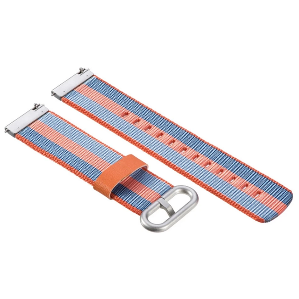 Цветной нейлоновый ремешок для Xiaomi Huami Amazfit Bip Bit Youth Watch Band аксессуары холщовый браслет 20 мм спортивный ремешок для часов
