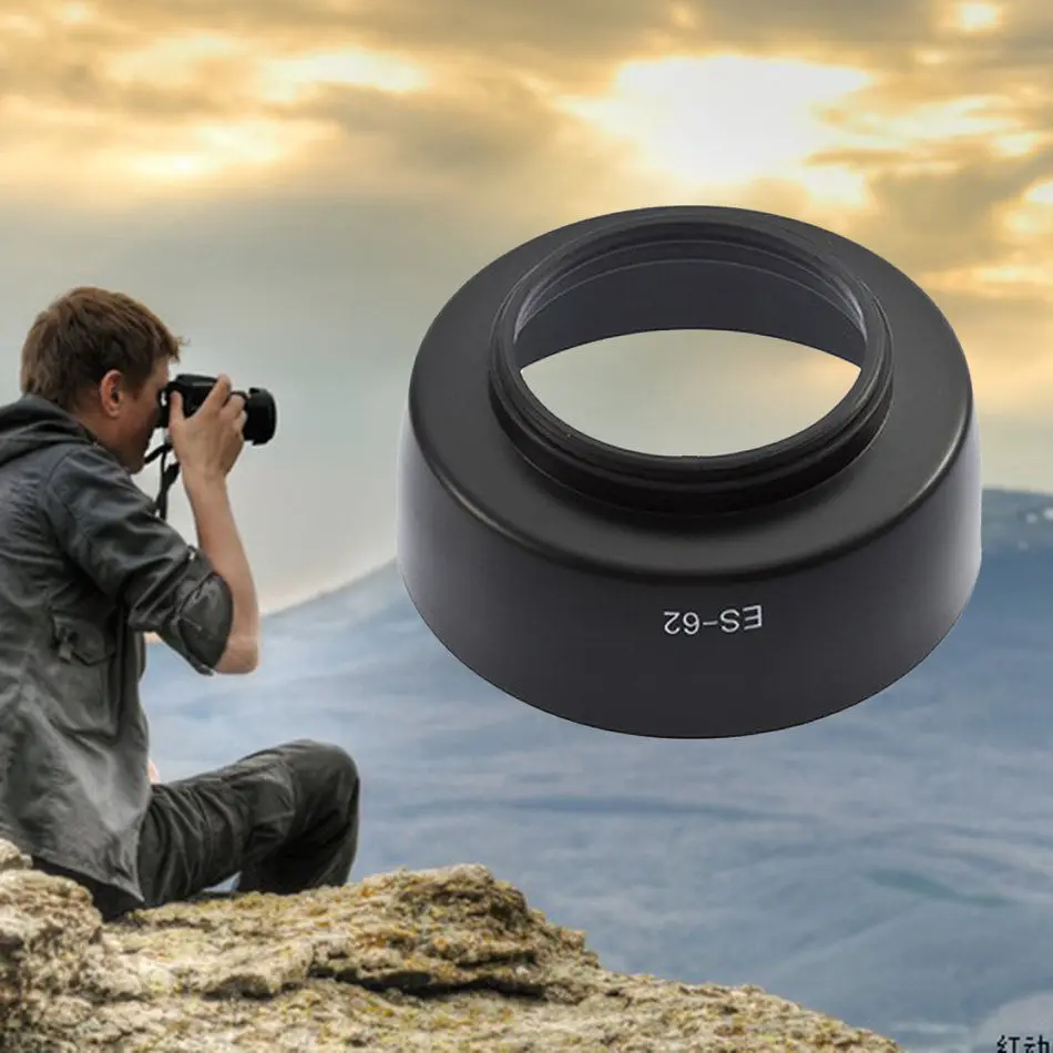 

For Canon EOS EF 50mm F/1.8 II ES62 Lens ES 62 Bayonet Camera Lens Hood