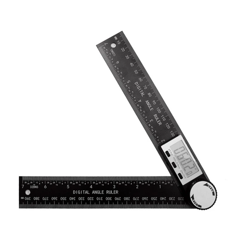 

Digital Angle Finder Protractor Angle Measurement Tool, 2-In-1 Miter Saw Protractor for Woodworking, with LCD Display
