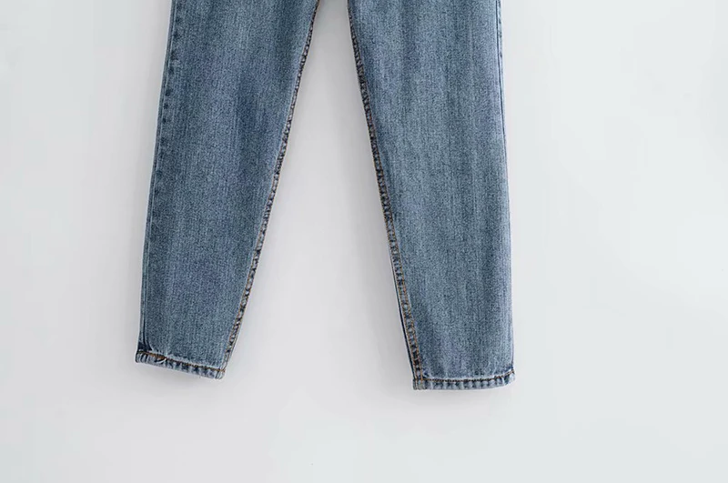 Джинсы бойфренды женские свободные удобные джинсы синий брюки Для женщин