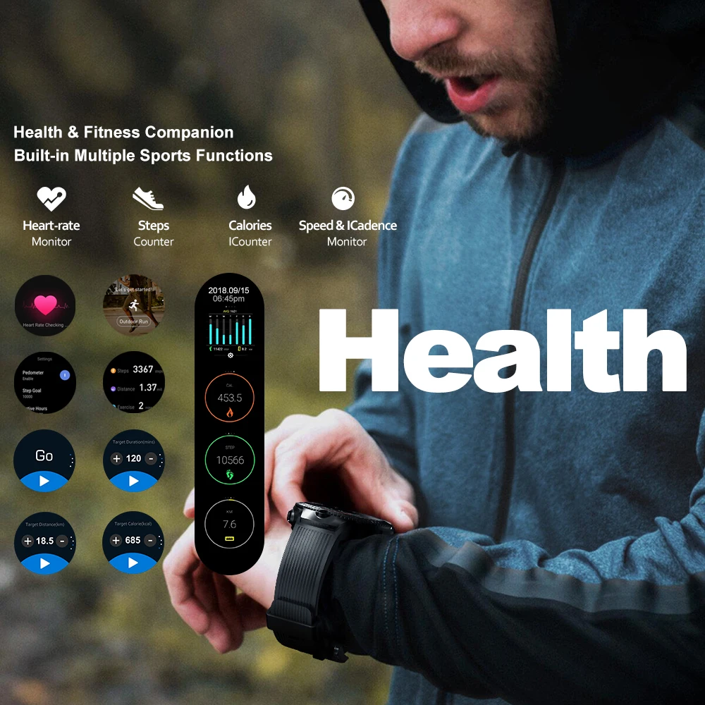 Мужские Смарт часы с GPS/ГЛОНАСС экран 1 4 дюйма двойная камера 5 Мп + Мп|Смарт-часы| |