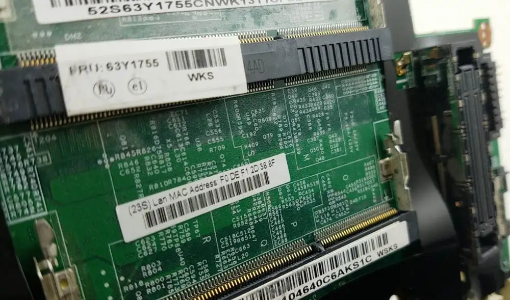 Для Lenovo X201T Материнская плата ноутбука pc материнская FRU 63Y1755/63Y2086 с I7-640LM CPU бортовой