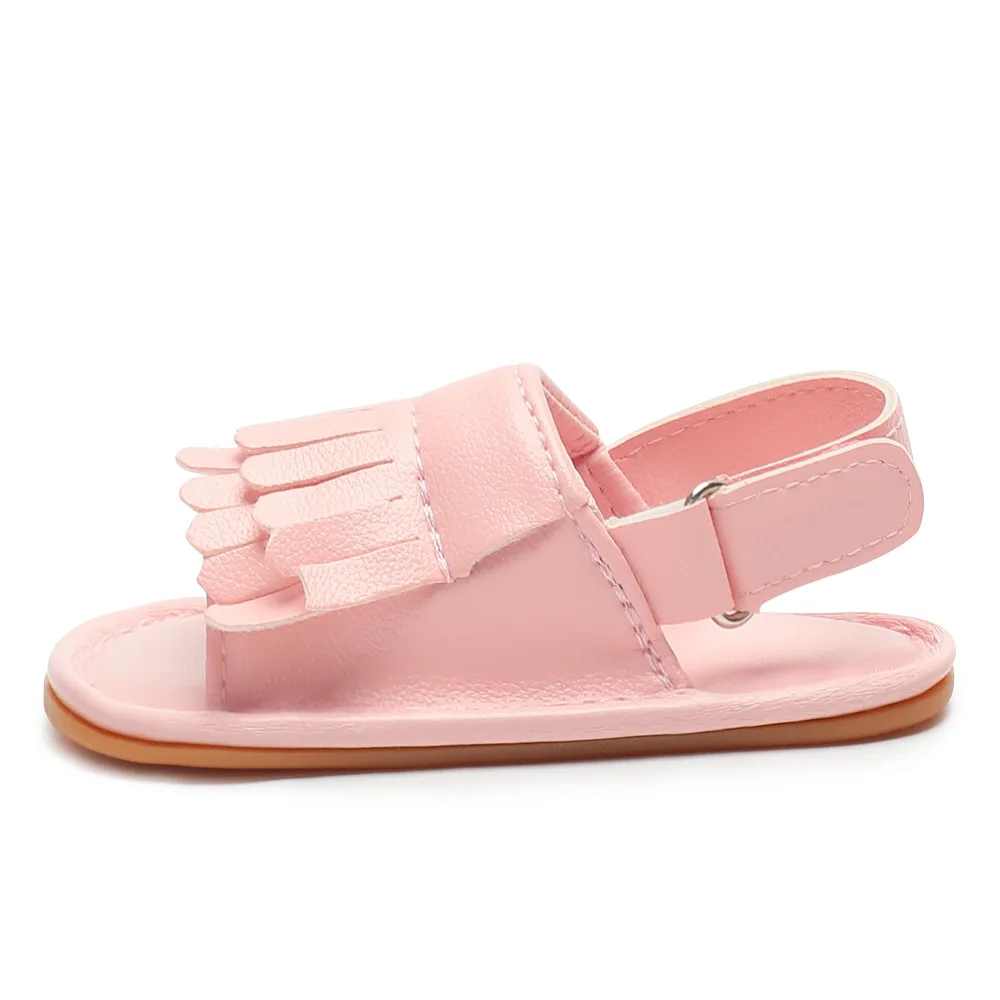 Сандалии для маленьких девочек и мальчиков Мягкая нескользящая резиновая