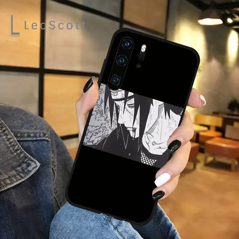 

Naruto anime Uchiha Itachi sasuke Phone Case For Huawei honor Mate P 9 10 20 30 40 Pro 10i 7 8 a x Lite nova 5t