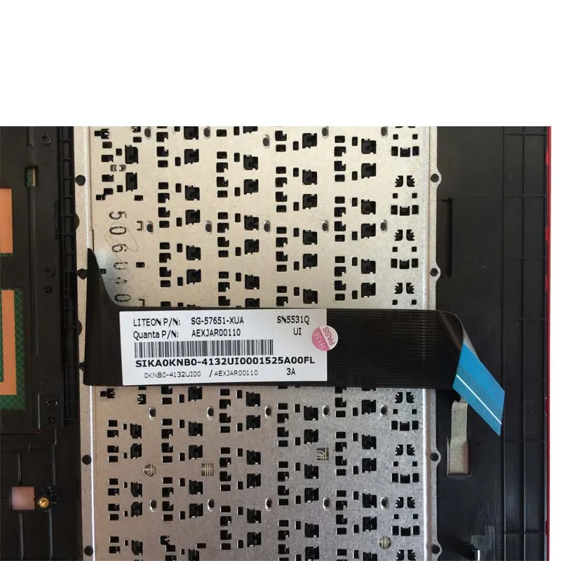 Новая русская клавиатура для ноутбука Asus X450 X450C X450CA X450CC X450CP X450L X450LA красная с