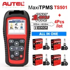 Инструменты для ремонта шин Autel TPMS 2 в 1, датчик TPMS, Поддержка программирования с TS501, TS508, равный 433 МГц + 315 МГц