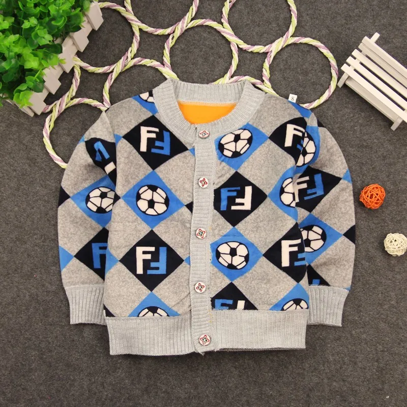 Хлопковый свитер одежда для маленьких детей вязаный кардиган мальчиков и