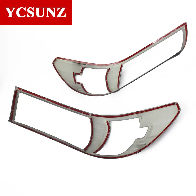 Внешние аксессуары крышка фар из углеродного волокна для Toyota Hilux Revo 2016 2017 2018|headlight