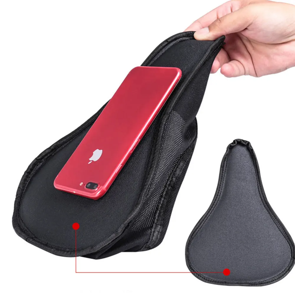

Bike Silicone Cushion Mountain Bike Seat Pad Thick Saddle Comfortable Seat Cover for Outdoor Man Woman Cycling