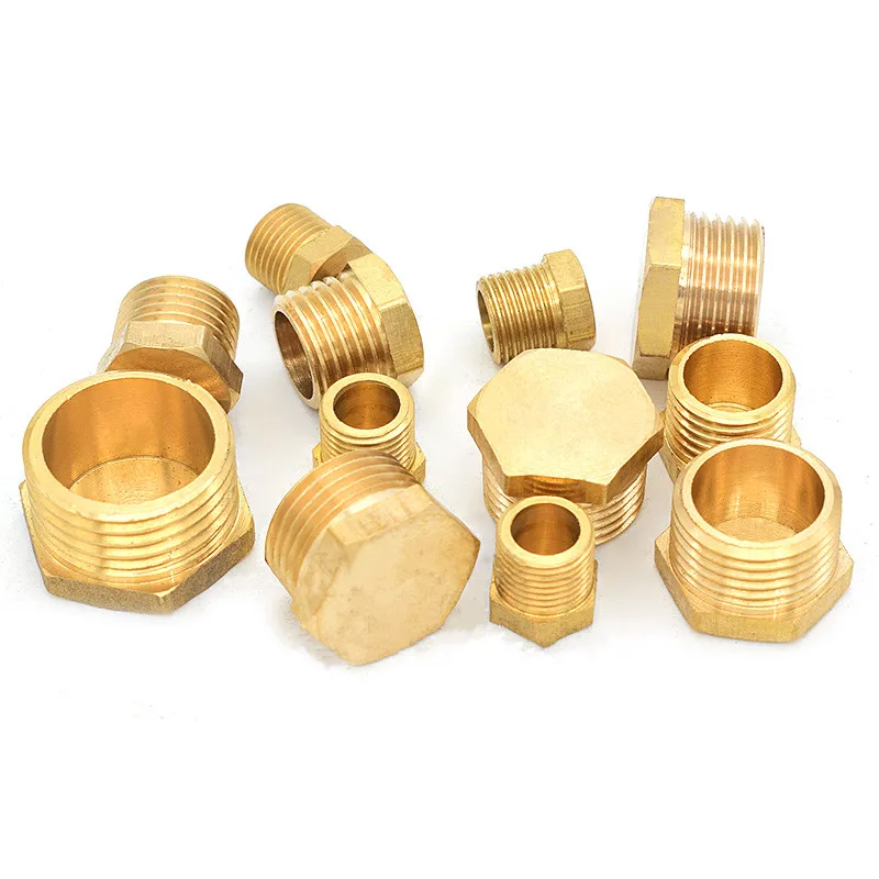 Резьба BSP 1/8 &quot1/4" 3/8 &quot1/2" 3/4 " латунная трубка с шестигранной головкой