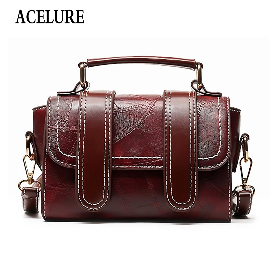 Сумка на плечо ACELURE из искусственной кожи для женщин мессенджеры известного