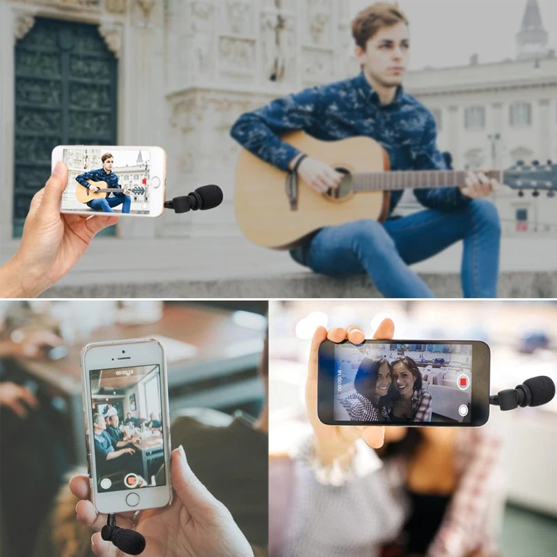 

Saramonic SmartMic Flexible Condenser Microphone Mic High Sensitivity for IOS iPad iPhone X 5/6/7 iPod Touch Android Smartphone
