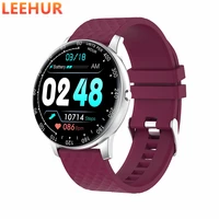smart watch men diy watchface full touch fitness tracker heart rate blood pressure smart clock women smartwatch for android ios