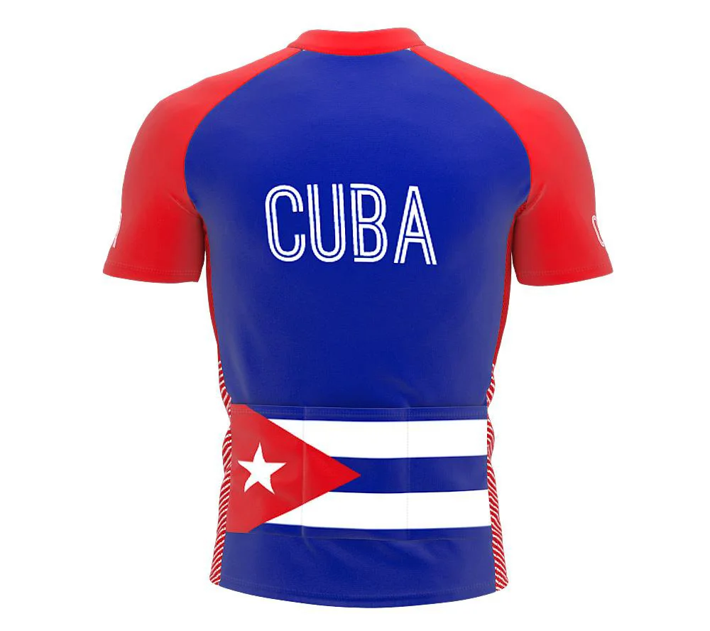 

2021 new CUBA men's full zipper bicycle short-sleeved cycling jersey