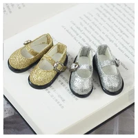 bjd shoes 16 doll shoes 4 5cm shoes gold silver color shoes for 16 yosd bb doll accessories blingbling