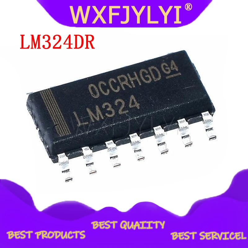 10 шт./лот LM324DR SOP14 СОП SMD LM324DR2G LM324DT Новый и оригинальный IC|integrated circuit|circuit integre |