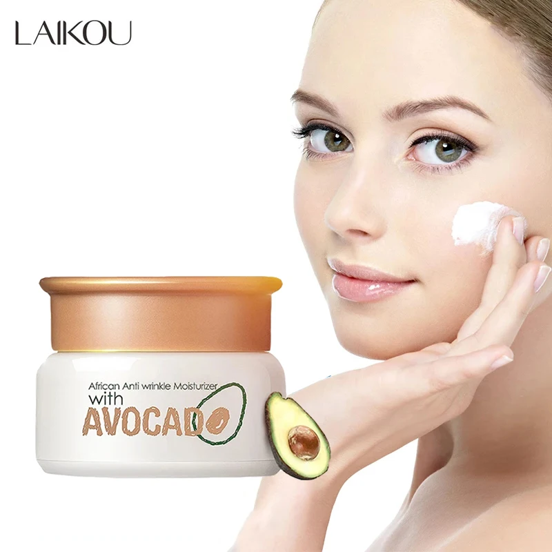 

LAIKOU Avocado Face Day Cream Moisturizer Anti Aging Wrinkles Facial Firming Nourishing Serum Collagen Whitening Cream Skin Care