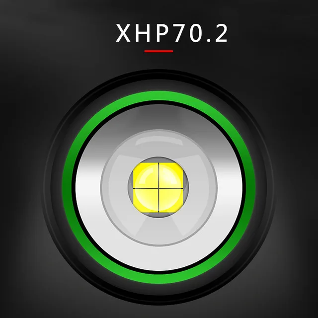 Самый яркий светодиодный фонарик xhp70.2 самый мощный 26650 usb фонарь xhp70 xhp50 18650