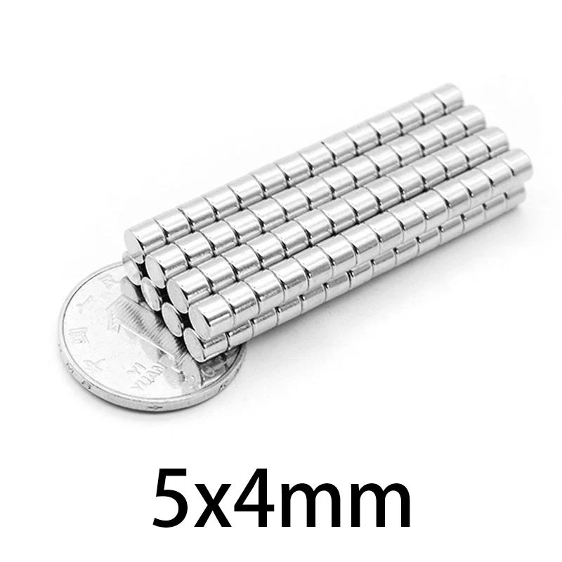 В переменного тока 50 500 шт. 5X4mm неодимовый магнит постоянногоо действия мощный
