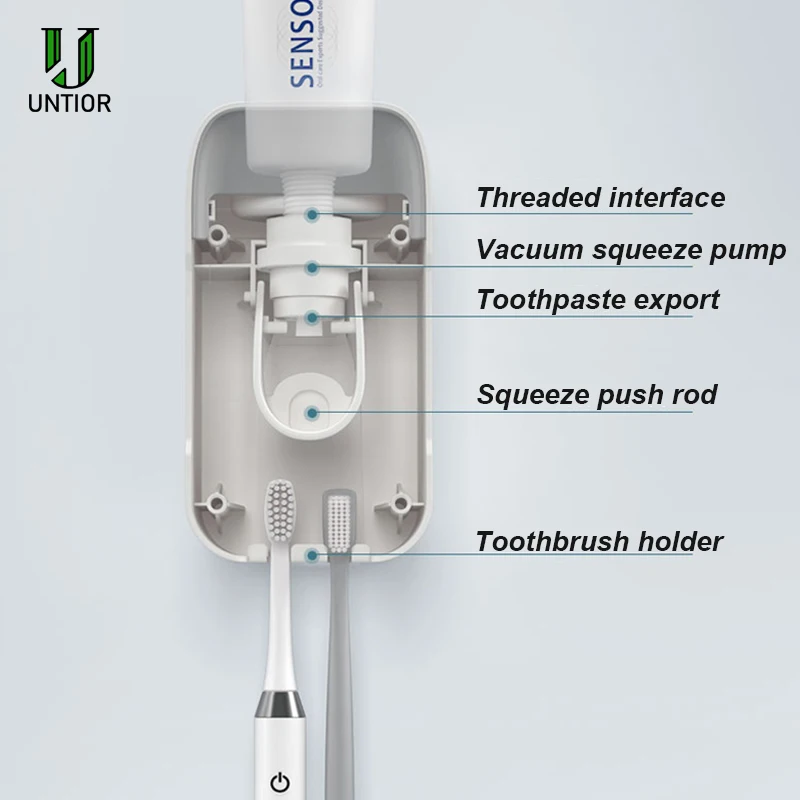 Набор аксессуаров для ванной настенный держатель зубных щеток и автоматический