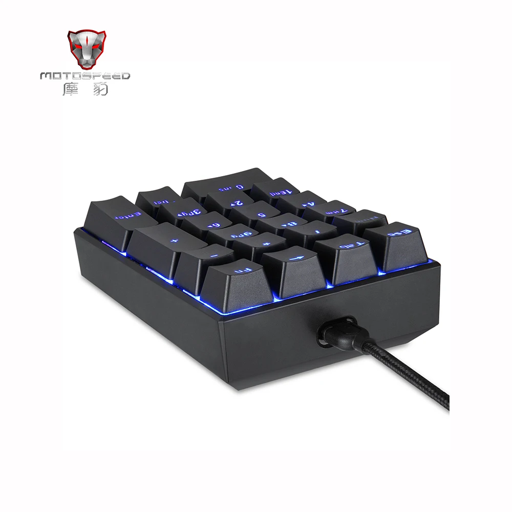 Клавиатура Motospeed K23 механическая цифровая проводная клавиатура Mini Numpad