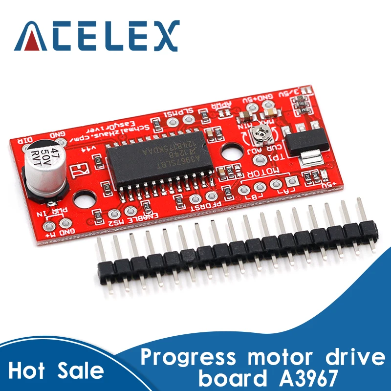 A3967 шаговый двигатель EasyDriver Motor Driver макетная плата для 3D принтера модуль