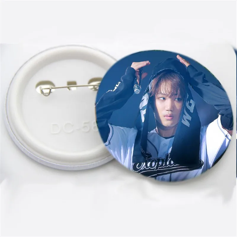 KAI Kpop EXO Planet#3 альбом брошь K-pop значок аксессуары для одежды шляпа украшение для рюкзака - Окраска металла: KAI