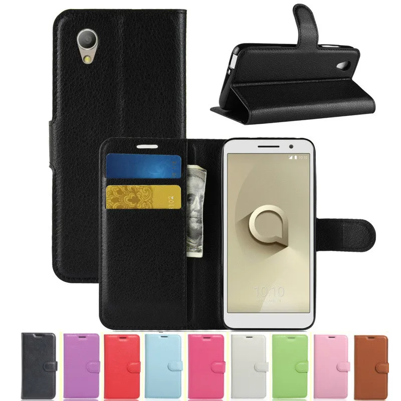 

Чехол-бумажник для Alcatel 7/1, кожаный чехол-книжка для Alcatel 1 5033D 5033 5033X 5059D, чехол-накладка из ТПУ с отделением для карт