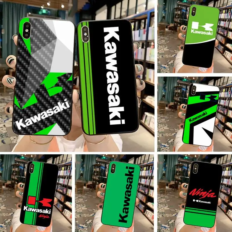 

Japanese brand Kawasaki moto Phone Case for iphone 12 pro max mini 11 pro XS MAX 8 7 6 6S Plus X 5S SE 2020 XR case