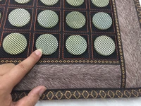free shipping for natural jade pad tourmaline heated mat health care pad full body massage mat as seen on tv 150x50cm for sale