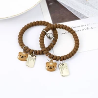 cute cartoon tiger head magnetic elasticity adjustable couple bracelet for womens bracelets friendship love jewelry gift set
