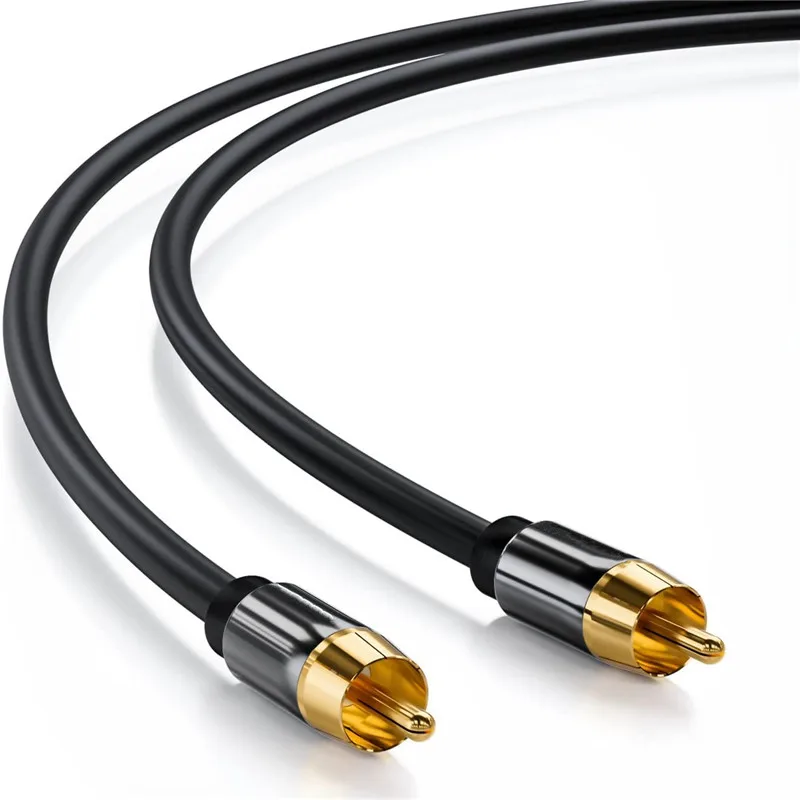 

MS Digital Audio Coaxial Cable Premium S/PDIF RCA Male to RCA Male for Home Theater, HDTV, Subwoofer, Hi-Fi Systems