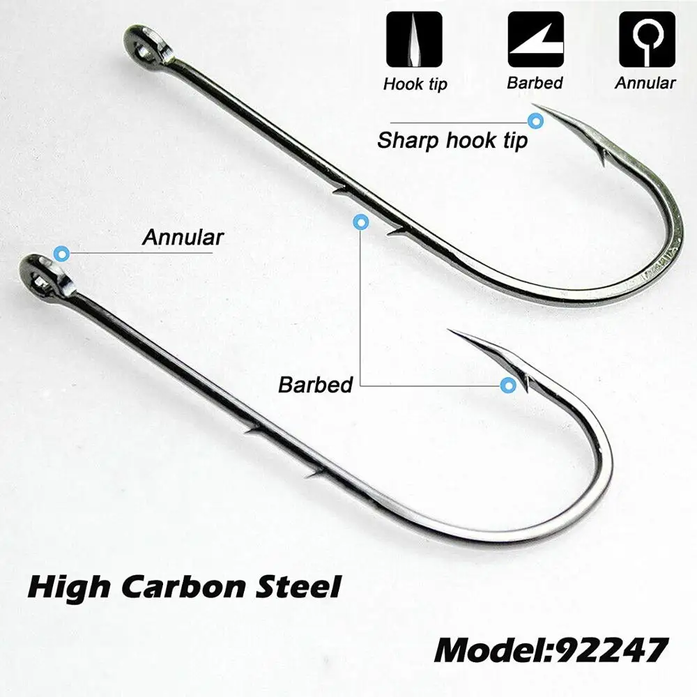 Набор рыболовных крючков Baitholder набор с длинным хвостовиком крючки из клюва