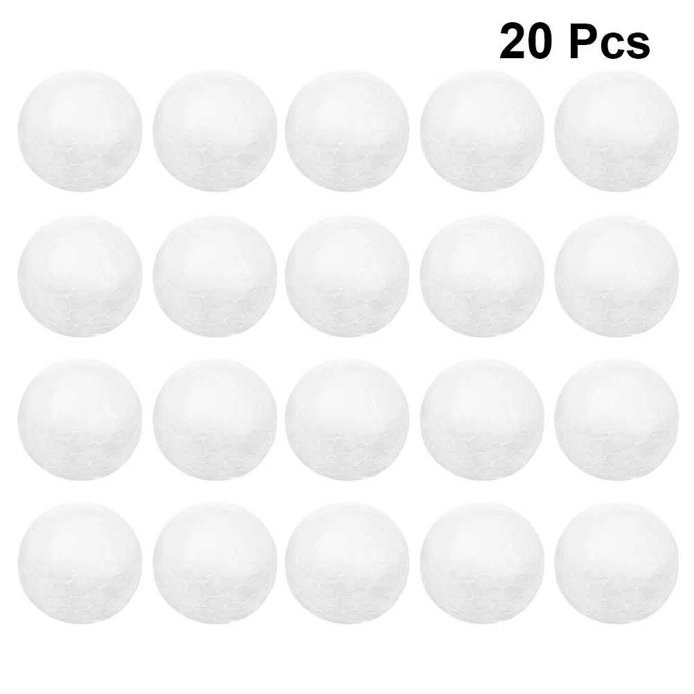 24 шт Круглые шарики из пенопласта рождественские подвесные шары украшения