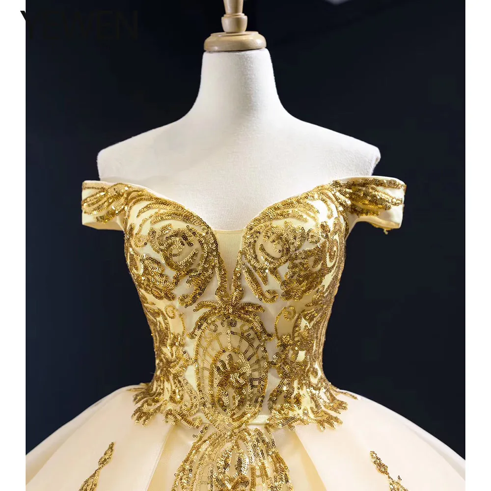 Vestido De Novia/Роскошные свадебные платья Бальное платье с открытыми плечами на