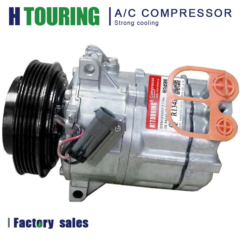 Компрессор для Sanden sd7v16 SAAB 9 3 2.0L 2005 2006 2007 2008 2009 12759394 1264|Установки кондиционирования|