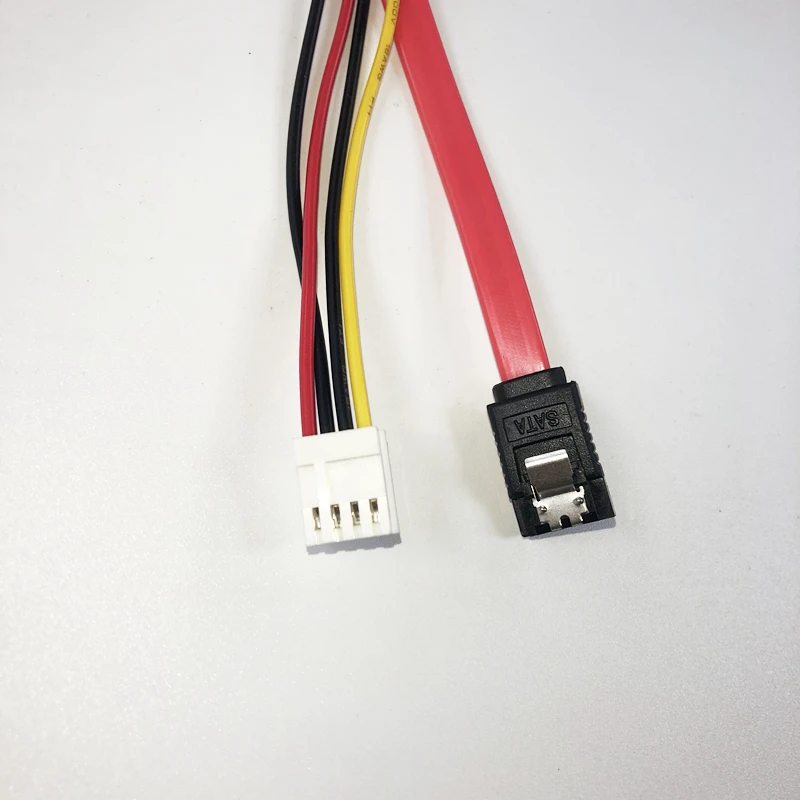 Дисковод SATA 7 + 15 контактов на небольшой 4 контакта 2 54 мм HDD с шрапнелью 22 кабель