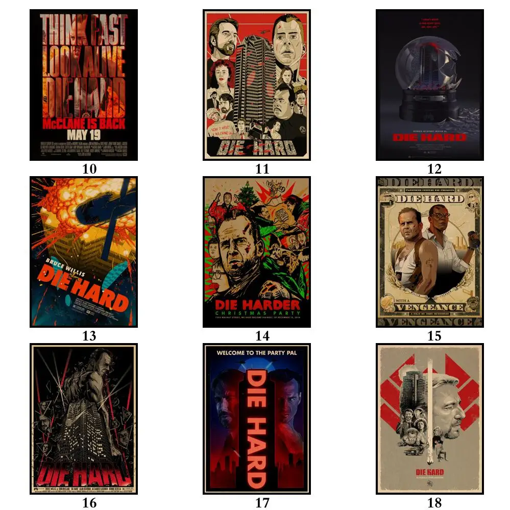 Картина на холсте Die Hard 1988