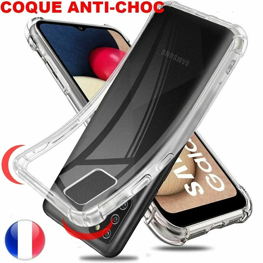 

Coque TPU Protection pour Samsung Galaxy A02s A21s A12 A51 A52 A41 A42 A31 A32