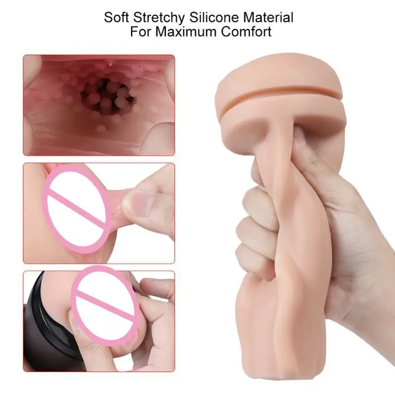 Мужской мастурбатор Кубок с 10 скоростей интеллигентая (ый) голос USB